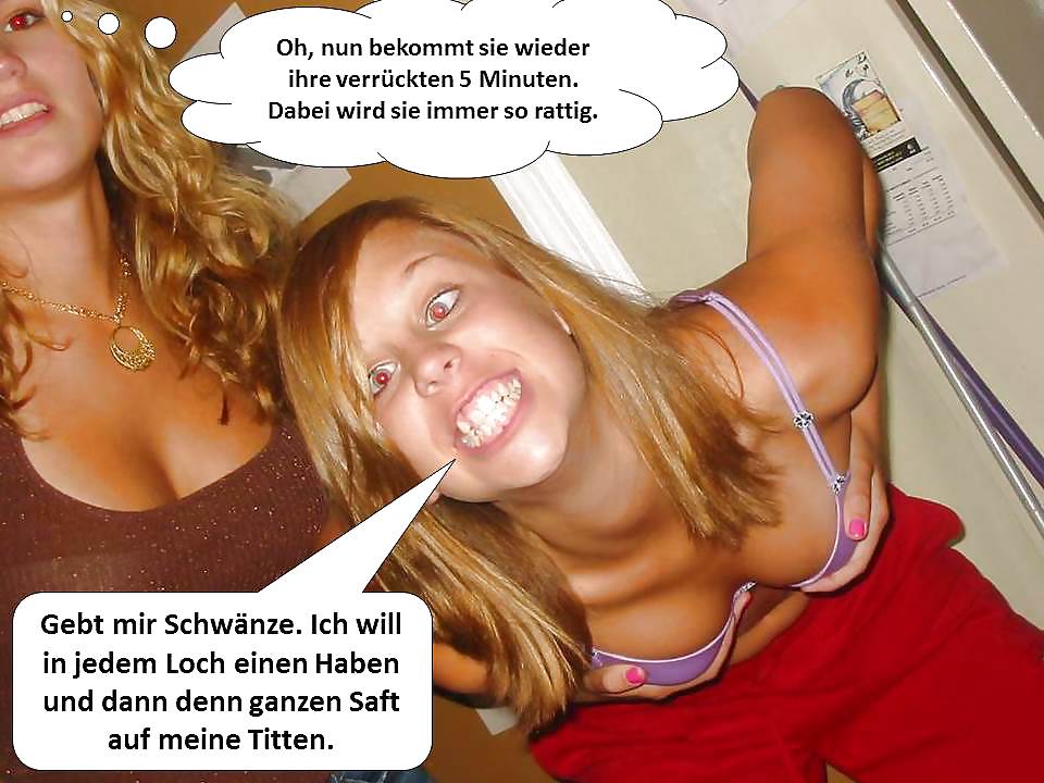 Didascalie tedesche con due ragazze
 #19751556