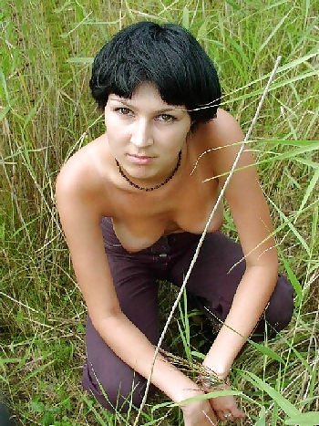 Brunette in the outdoors #5375969