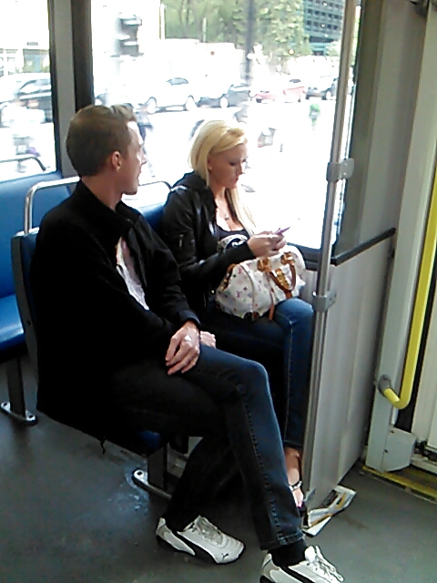 Voyeur - More asses and a blond hottie on the train #19175038