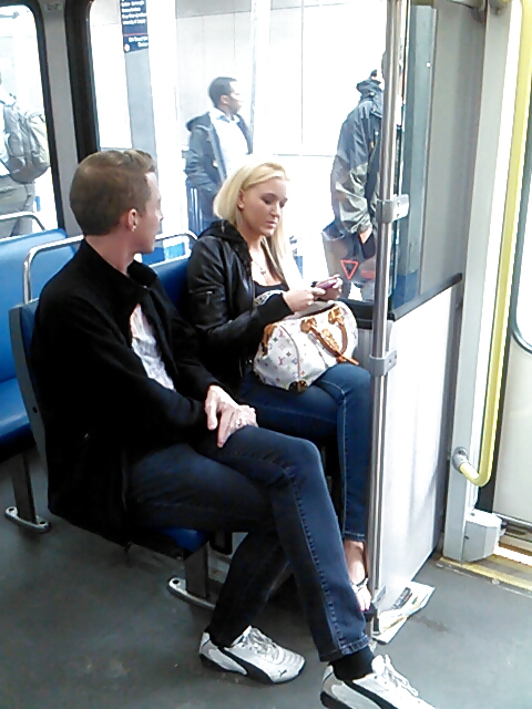 Voyeur - More asses and a blond hottie on the train #19175058