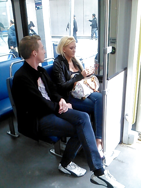 Voyeur - More asses and a blond hottie on the train #19175065