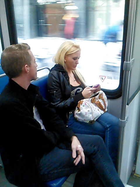 Voyeur - More asses and a blond hottie on the train #19175089
