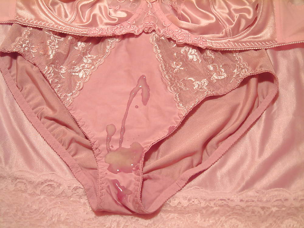 Pink Panty & Bra Cum 1 #21662866