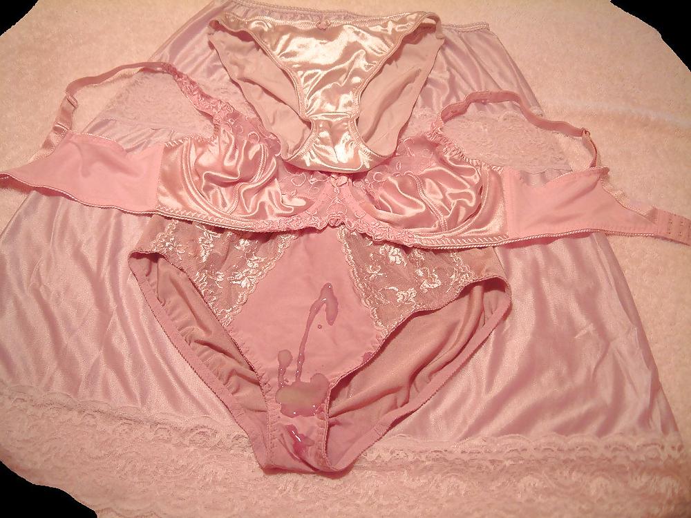 Pink Panty & Bra Cum 1 #21662905