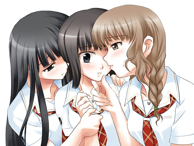 Reine Lesbische Anime-manga-Hentai Band 5. #8375212