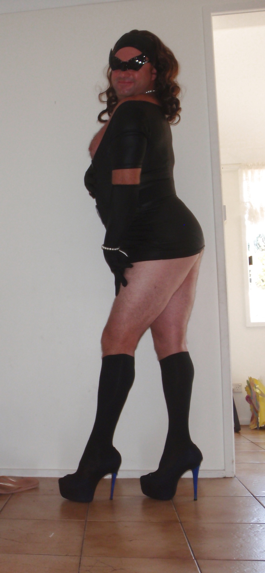 Foxxiroxxi in my short tight pvc dress and boots #19285301