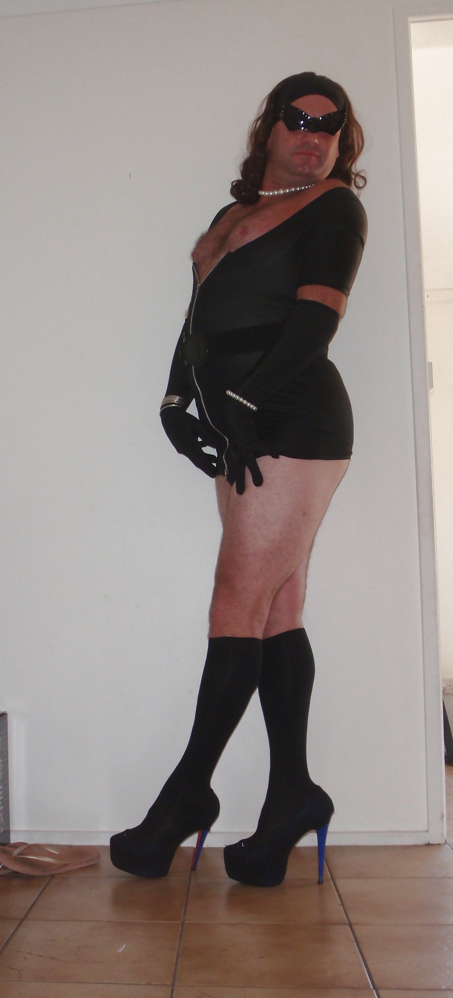 Foxxiroxxi in my short tight pvc dress and boots #19285339