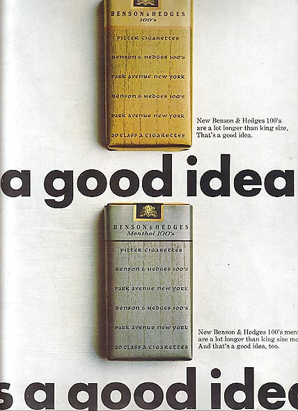 Benson & Hedges 100's Ads #15393384