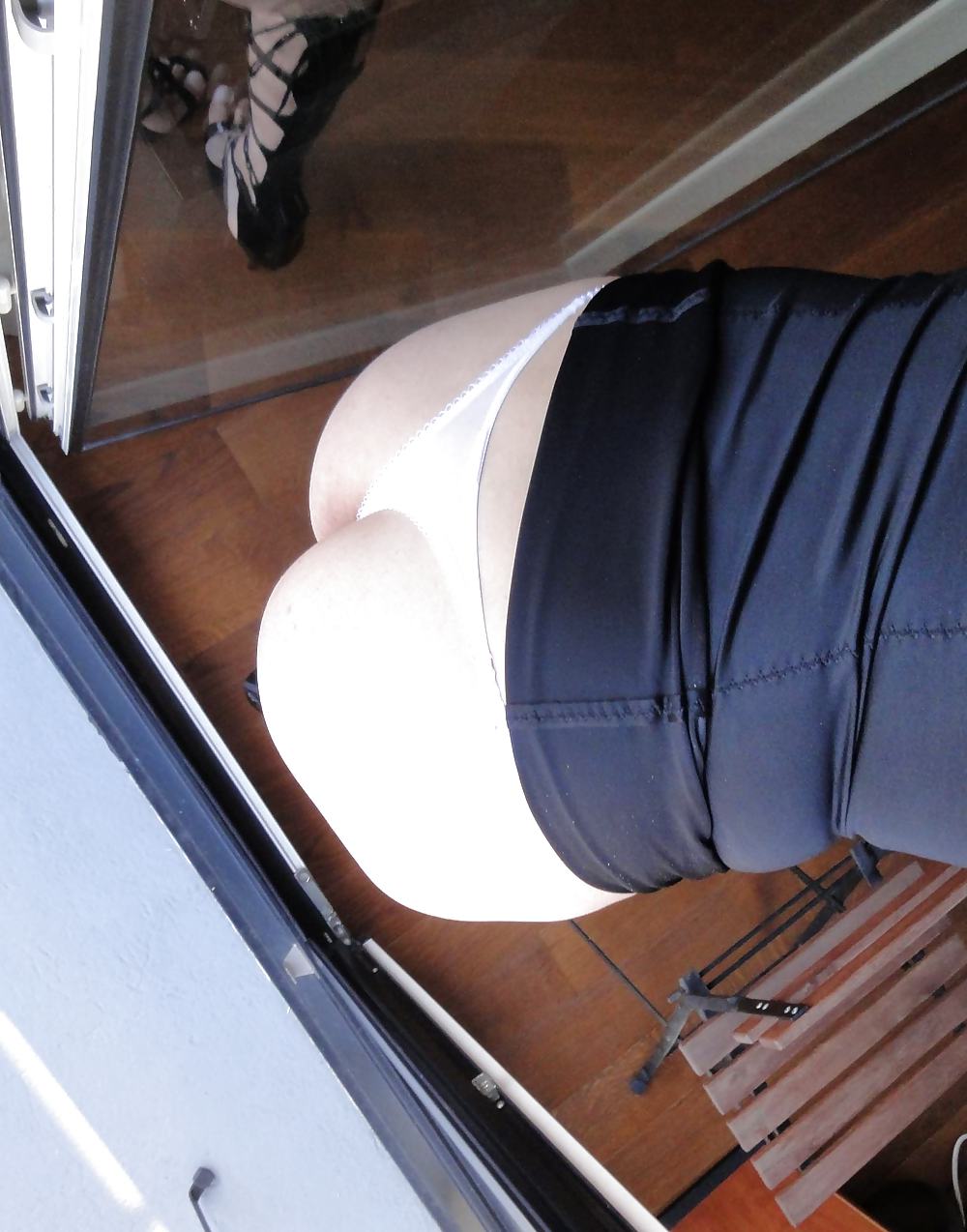 Transvestiten Exhib In High Heels Und Tanga #15019065