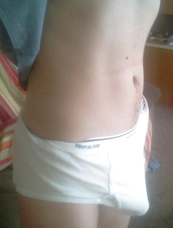 Closeup of my full boner #17183049