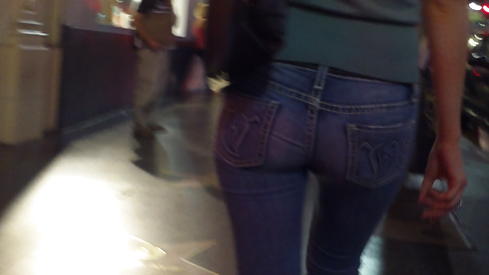 Some nice butts and ass on the street in tight jeans  #14528675