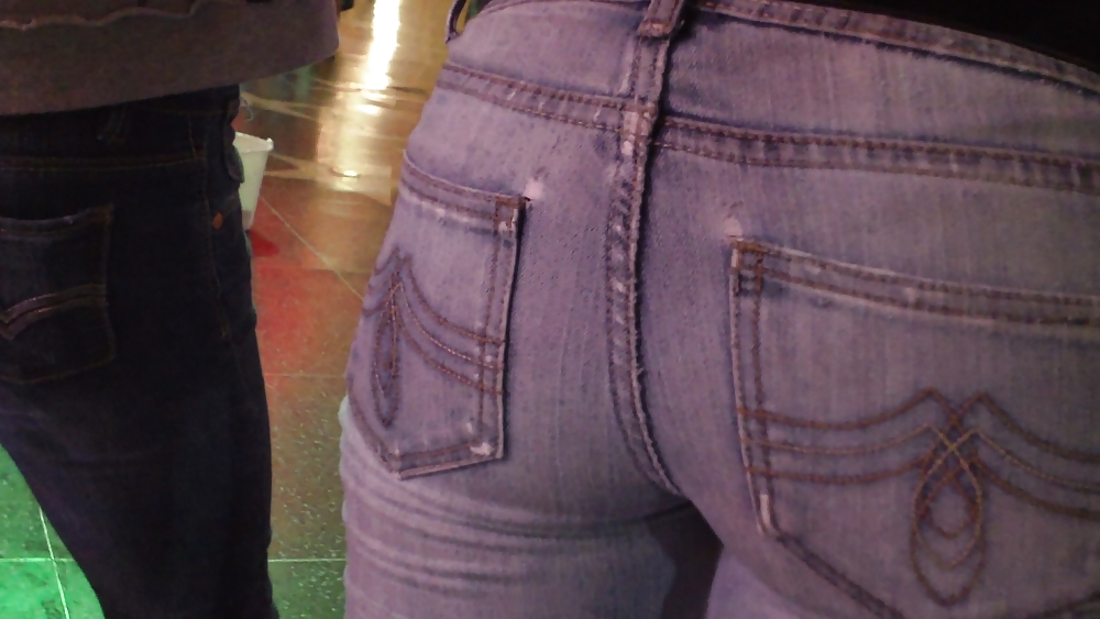 Some nice butts and ass on the street in tight jeans  #14528688