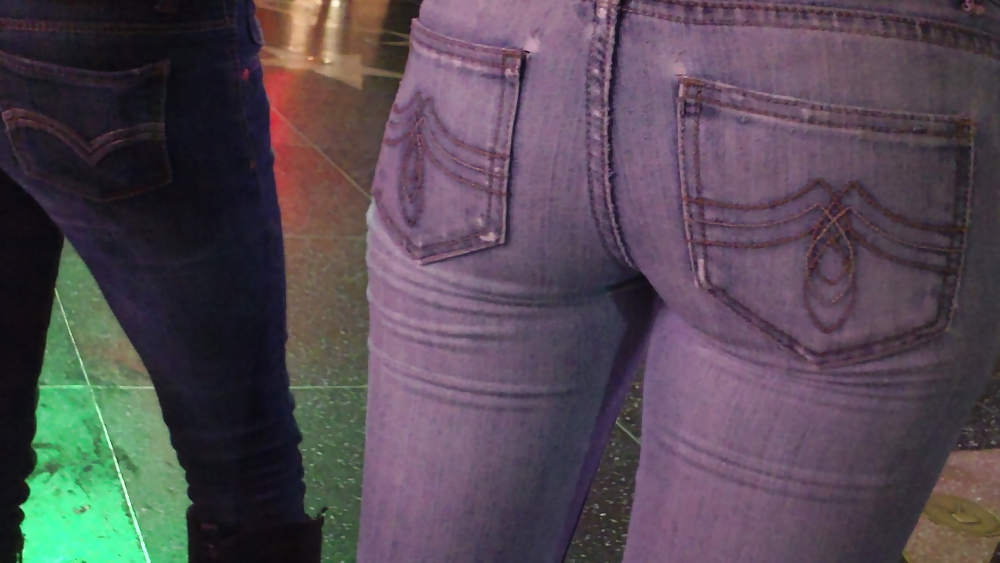 Some nice butts and ass on the street in tight jeans  #14528712