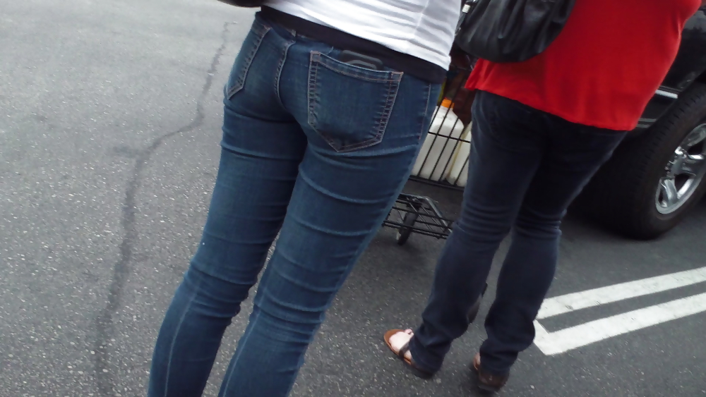 Some nice butts and ass on the street in tight jeans  #14529140