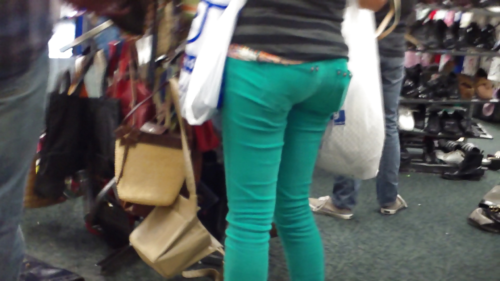 Some nice butts and ass on the street in tight jeans  #14529180