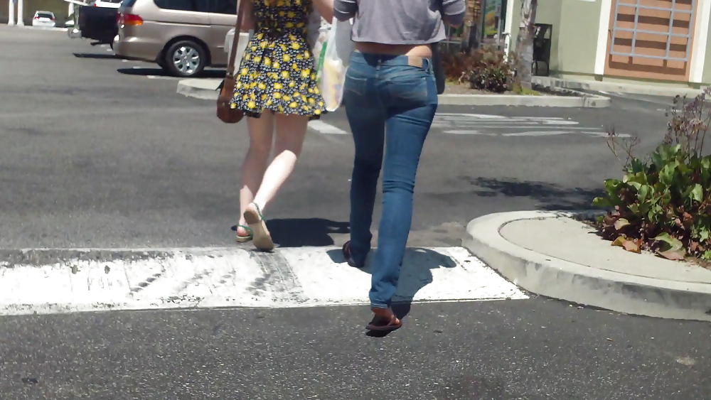 Some nice butts and ass on the street in tight jeans  #14529964
