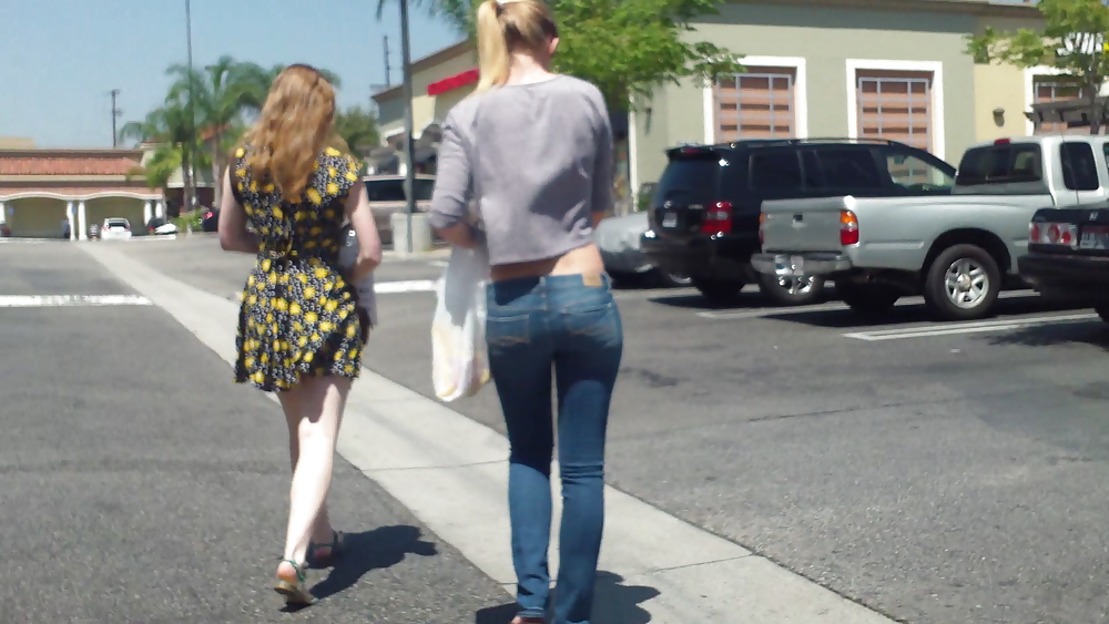 Some nice butts and ass on the street in tight jeans  #14530009