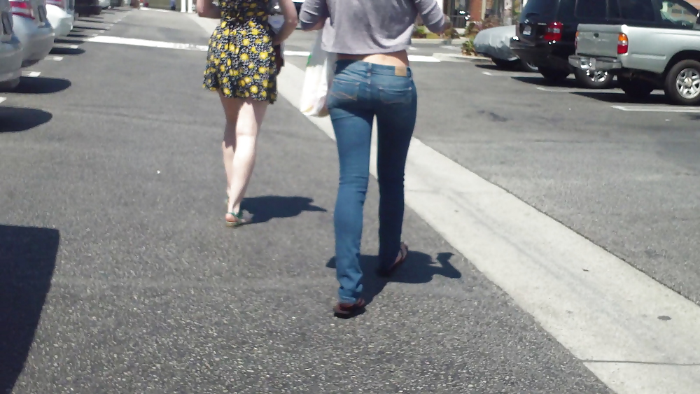 Some nice butts and ass on the street in tight jeans  #14530029