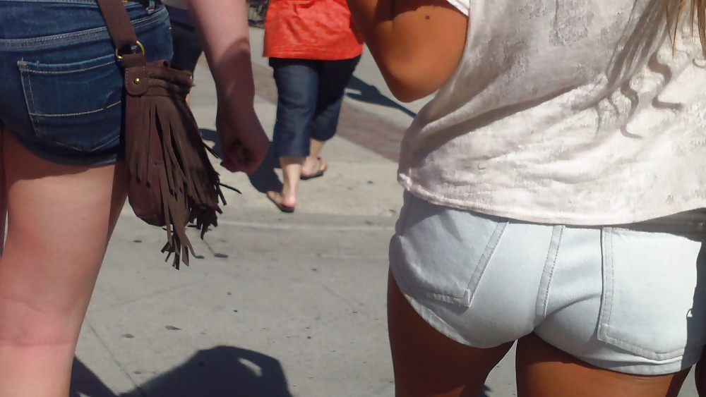 Some nice butts and ass on the street in tight jeans  #14530703