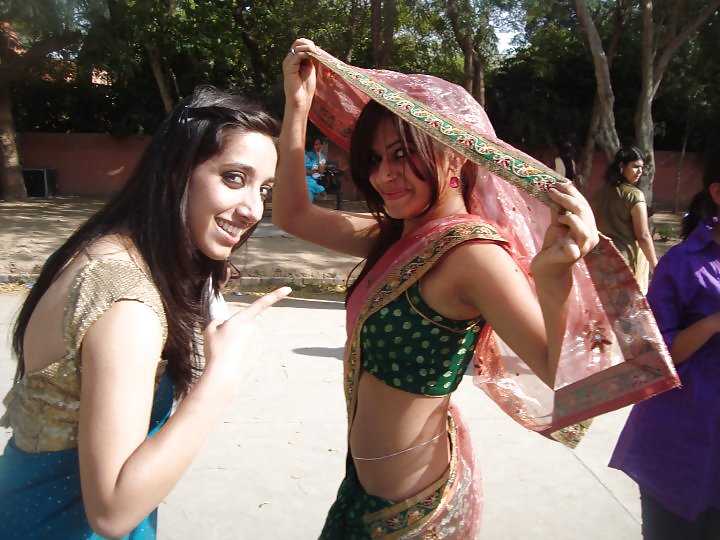 Indian girls in saree #10854275