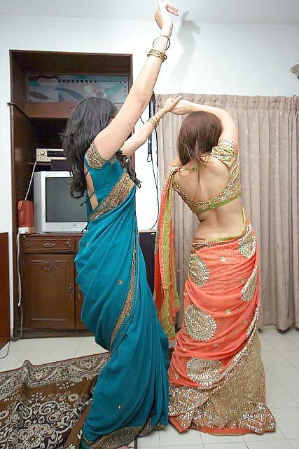 Indian girls in saree #10854330