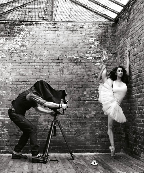 The dancer and the photographer....