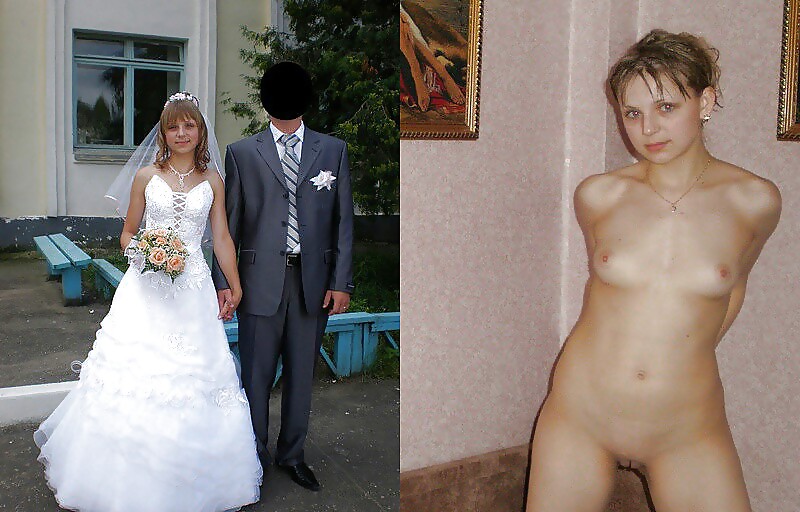 結婚式の前と後の女の子
 #15562834