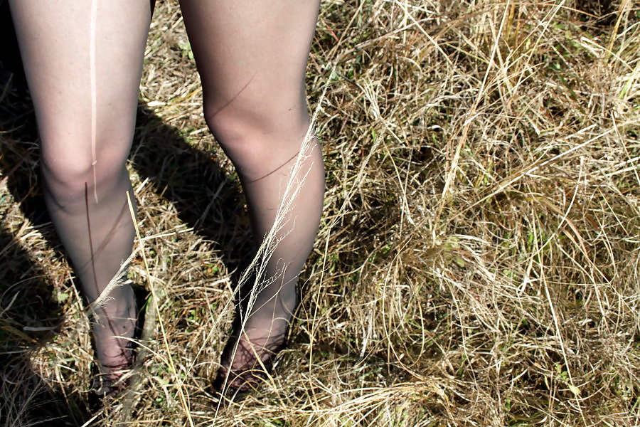 Teens in nylons and shorts #17084858