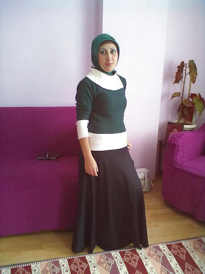 Turkish arab hijab turbanli asian kapali #21345698