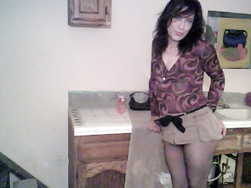 My  brown micro mini skirt #4843168