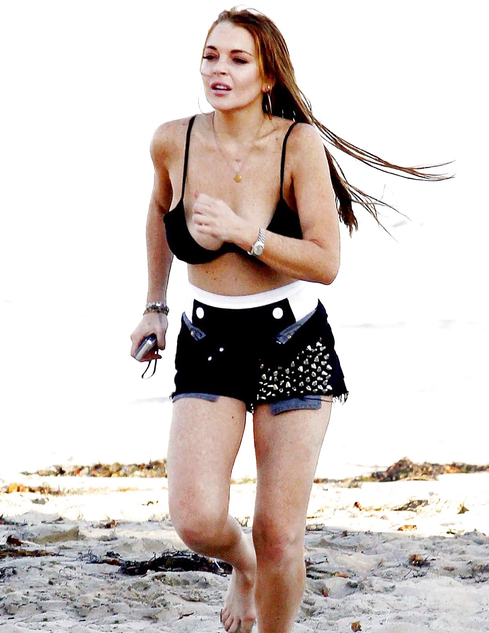 Lindsay Lohan ... Secouant Seins En Bikini #11288710