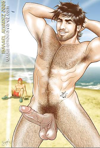 Gay Cartoon 2 (hot hairy sex positions) #7796999