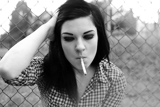 Smoking 007 - Black and White #11897203