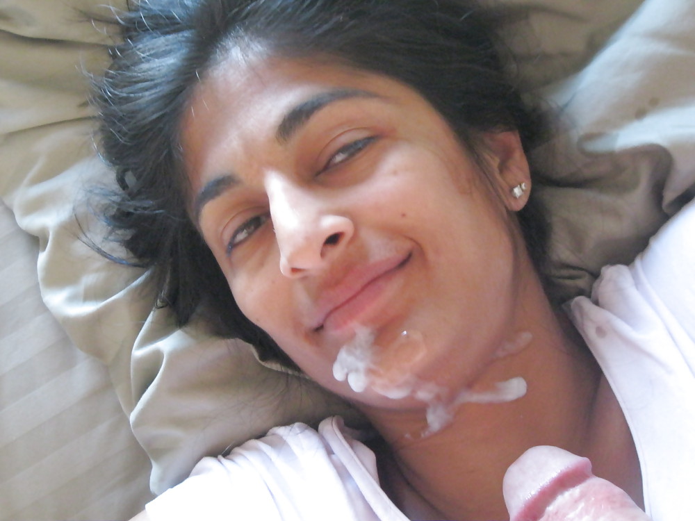 Indian wife facial #17719624