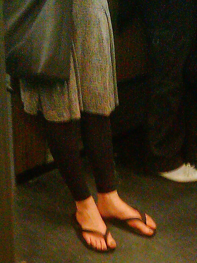 Just feet. Female feet. #4437573