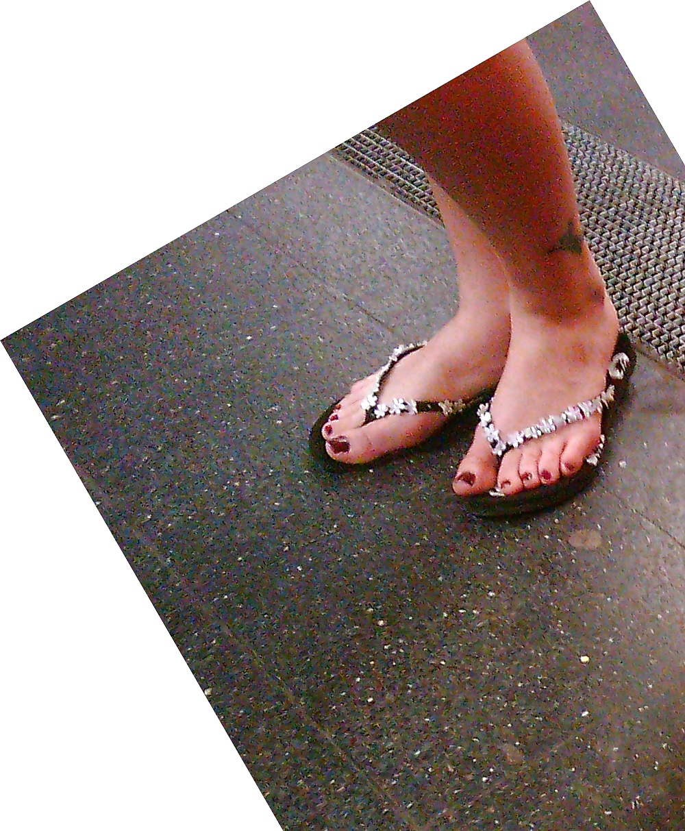 Just feet. Female feet. #4437582