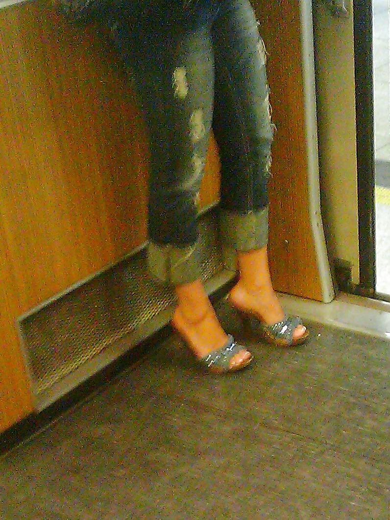 Just feet. Female feet. #4437583