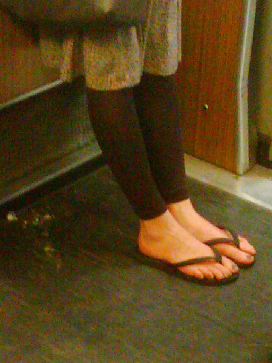 Just feet. Female feet. #4437586