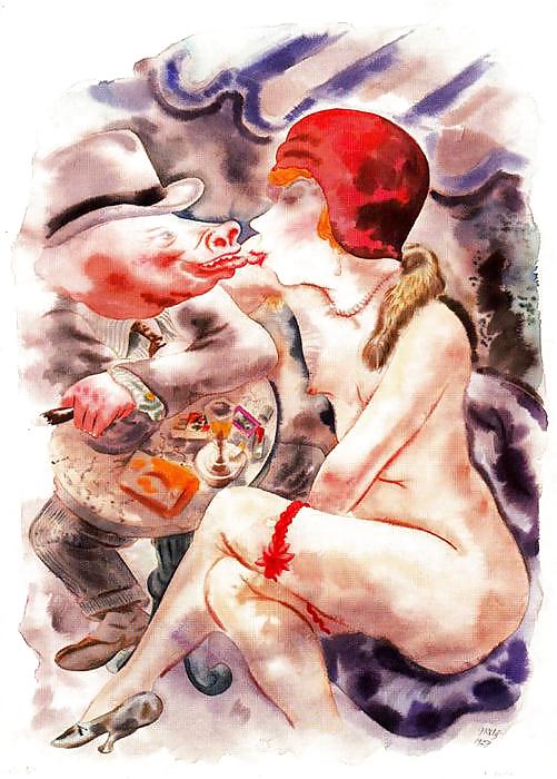Drawn Ero and Porn Art 24 - George Grosz #8930341