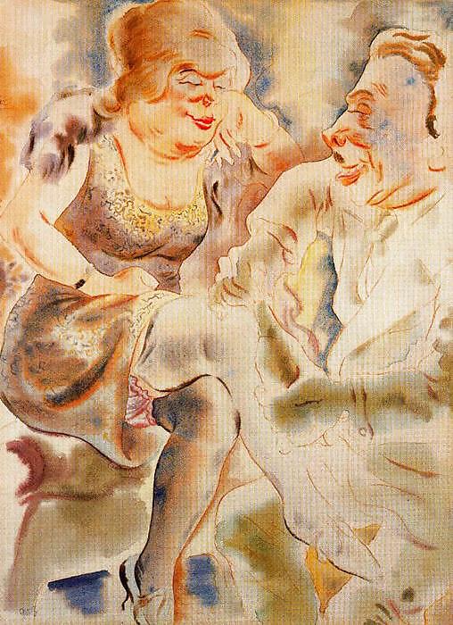 Drawn Ero and Porn Art 24 - George Grosz #8930401