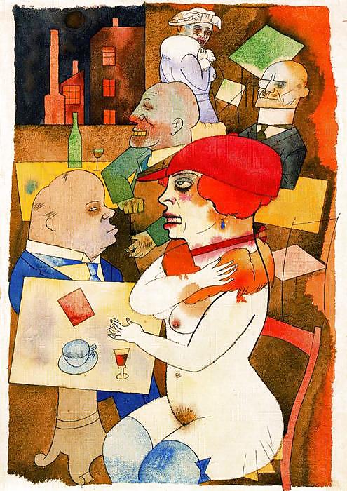 Drawn Ero and Porn Art 24 - George Grosz #8930474