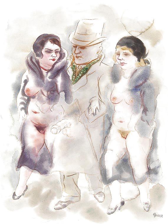 Dessiné Ero Et Porno Art 24 - George Grosz #8930536