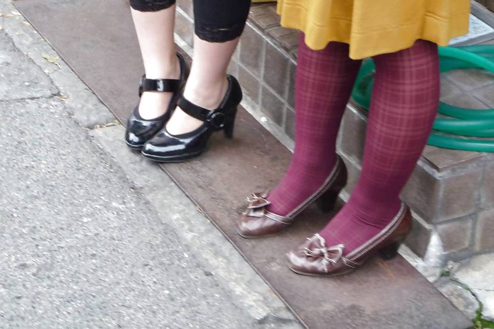 Japanese Candids - Feet on the Street 12 #5301630