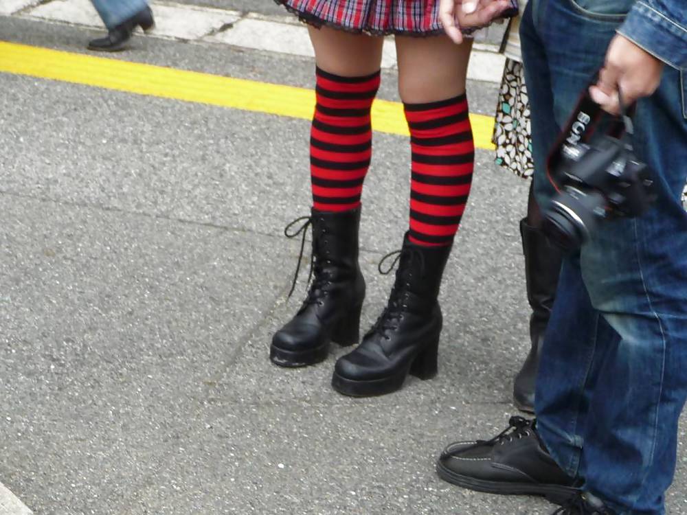 Japanese Candids - Feet on the Street 12 #5301647