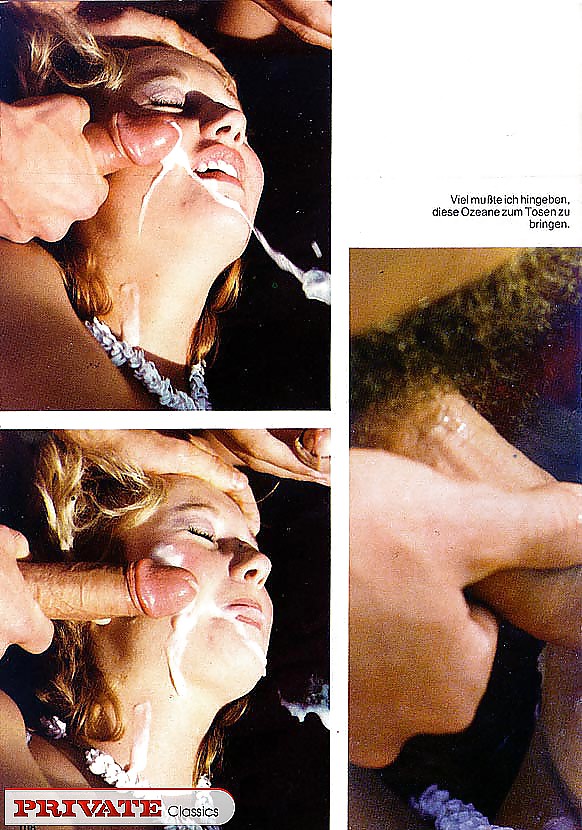 女性の顔にかかるレトロなザーメン
 #19599705