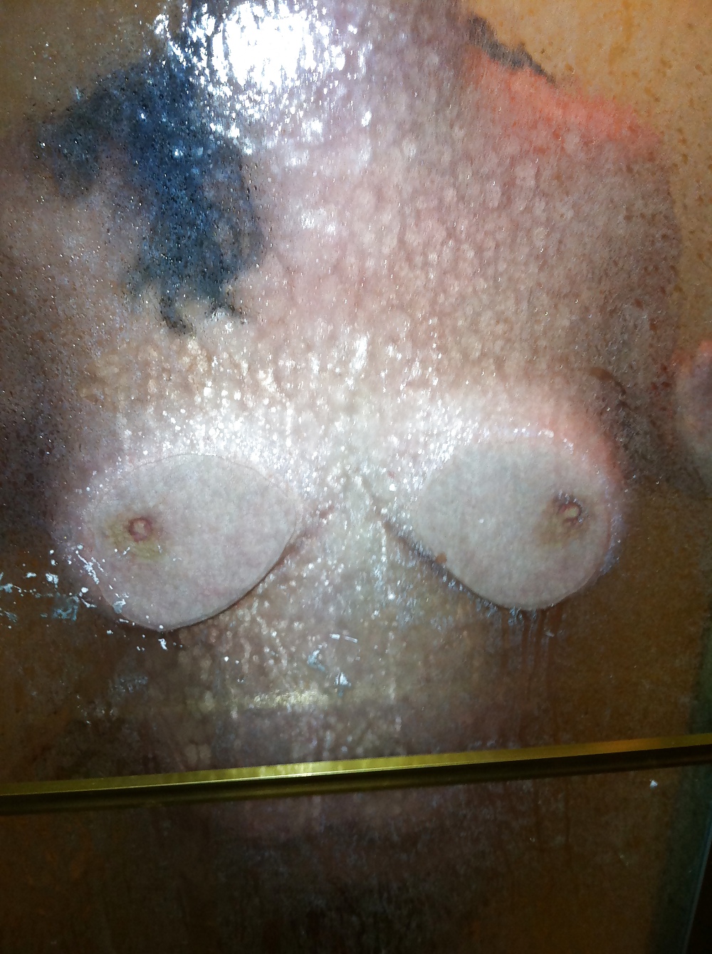 Wifes shower time tits. #4989832