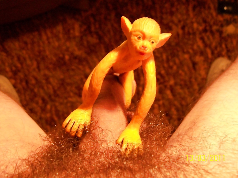 Curious Georgette Explores My  Bush