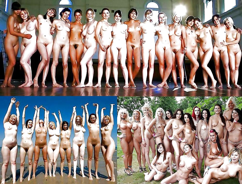 Mujeres desnudas en grupo
 #19297360