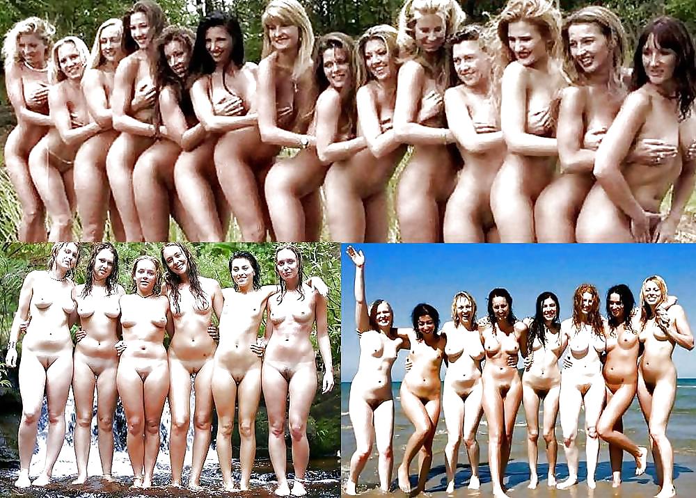 Mujeres desnudas en grupo
 #19297376