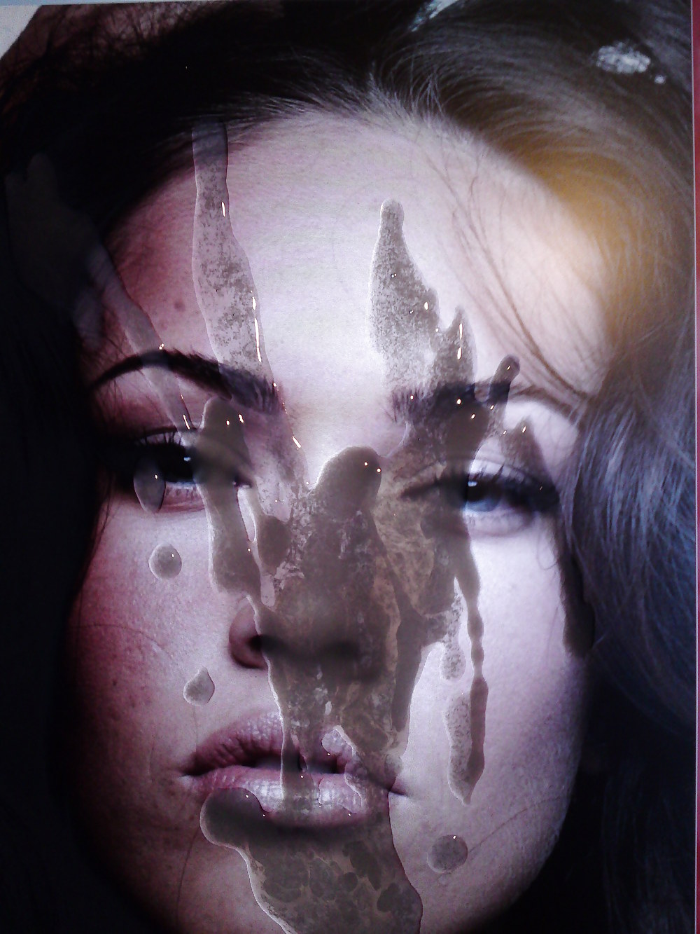 Cumshot over MEGAN FOX #9669657